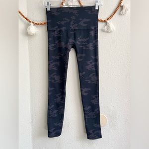 Spanx high waisted black camouflage leggings